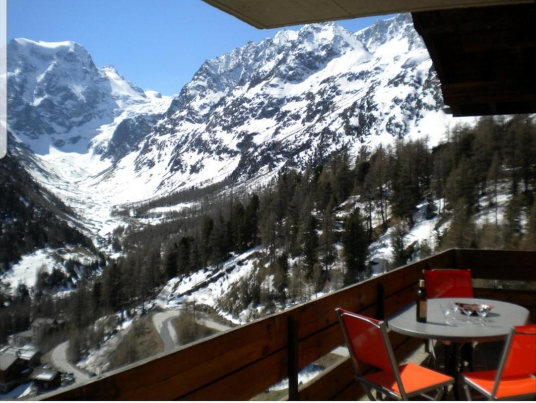 Le Panorama - Appartement 54 A Arolla Face Aux Montagnes A 150M Des Pistes Evolène Dış mekan fotoğraf