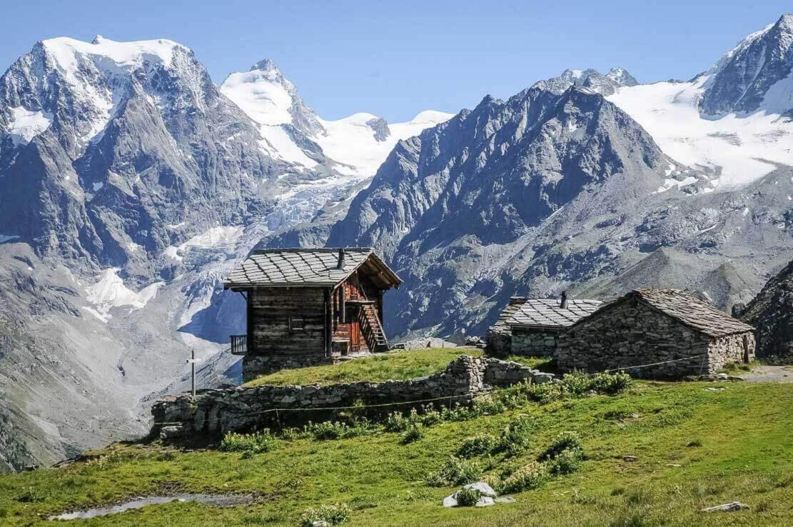Le Panorama - Appartement 54 A Arolla Face Aux Montagnes A 150M Des Pistes Evolène Dış mekan fotoğraf
